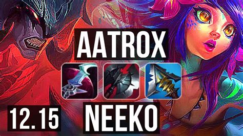 Aatrox Vs Neeko Top Quadra 14 2 6 700 Games Godlike Na Master