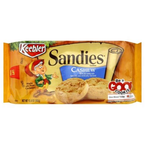 Keebler Cashew Shortbread Sandies Cookies 128 Oz Fred Meyer