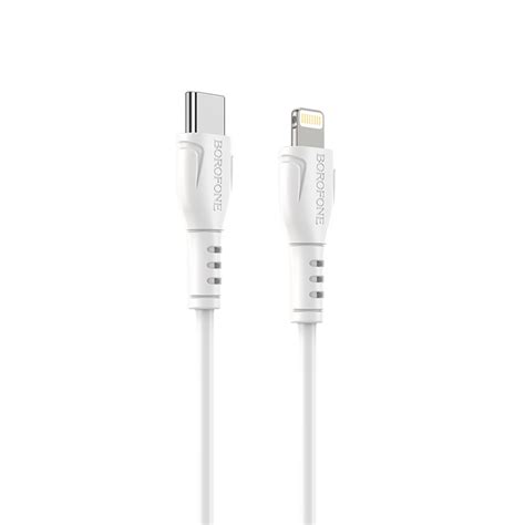 Cablu Date Si Incarcare USB C Lightning Borofone BX51 Triumph 18W