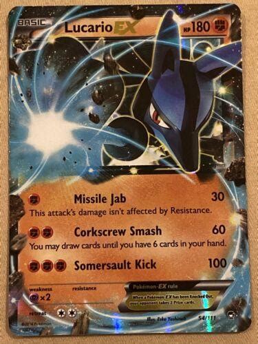 Lucario Ex Prices Pokemon Furious Fists Pokemon Cards