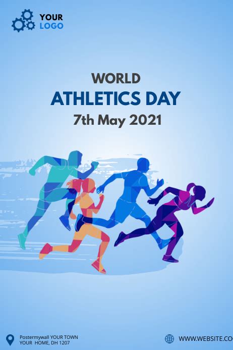 World Athletics Day Banner Template Postermywall