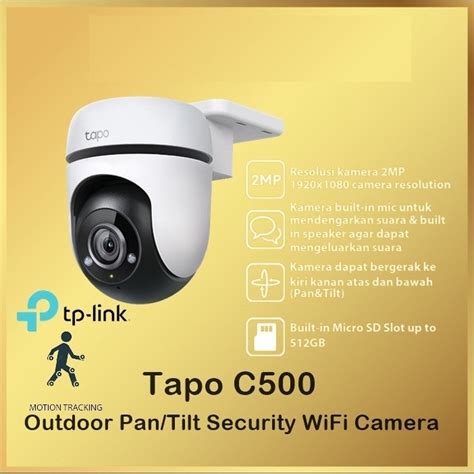 Tp link Tapo C500 Cámara WiFi De Seguridad Pan Tilt Para Exteriores