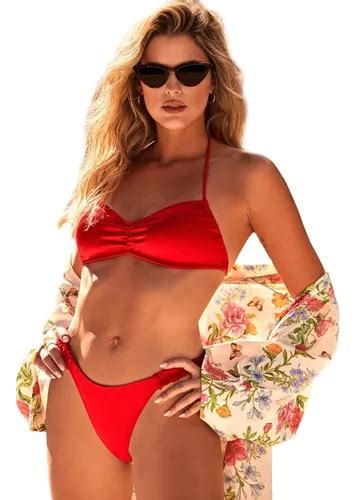 Bikini Top Con Frunce Colaless Mery Del Cerro By Sweet Lady Chiara Mia