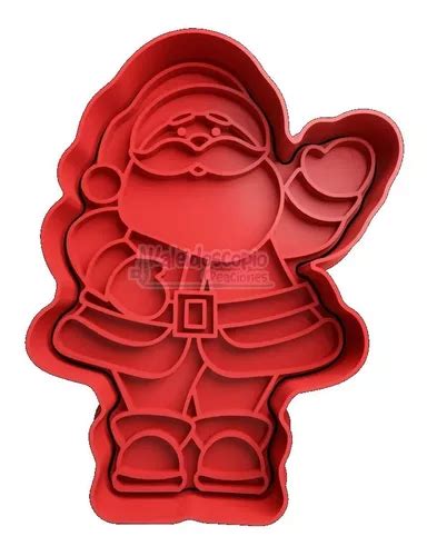 Santa Navide O Cortador De Galleta Fondant Marcador Pan Meses Sin Inter S