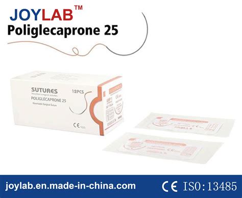 Absorbable Surgical Suture Polyglecaprone 25 Surgical Suture And