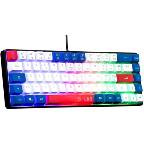 Keyz Hydrogen Clavier Gamer 60 Clavier Semi Mécanique Filaire Azerty