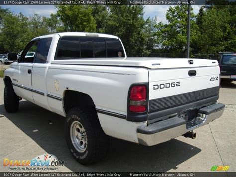 1997 Dodge Ram 1500 Laramie Slt Extended Cab 4x4 Bright White Mist Gray Photo 3