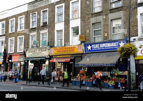 Local Shops Junction Road Archway Holloway Islington London England Uk