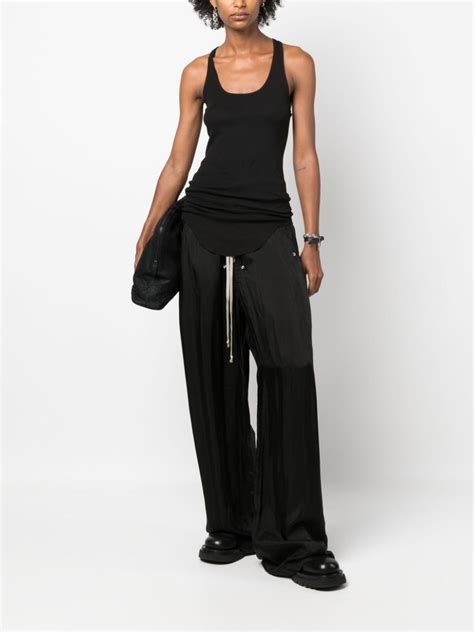 Rick Owens Geth Belas Wide Leg Trousers Farfetch