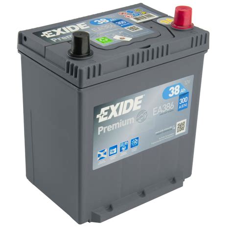 Аккумулятор Exide 38Ah 300A Premium EA386 купить Низкая цена