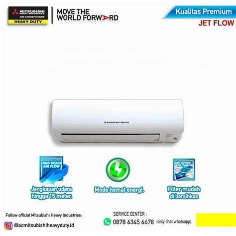 Harga Jual MITSUBISHI HEAVY INDUSTRIES SRK09CTR S3 AC SPLIT 1 PK