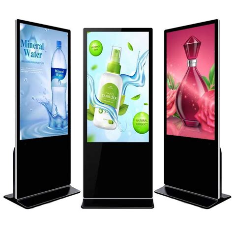 Floor Standing Inch Wifi Network Vertical Displays Android Lcd Media