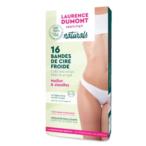 Bande De Cire Visage Froide L Huile D Argan Et Alo Vera Laurence