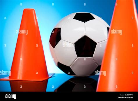 Classic Black White Soccer Ball Stock Photo Alamy