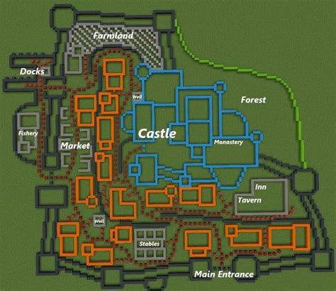 Minecraft Base Layout Case Minecraft Casa Di Minecraft Edifici