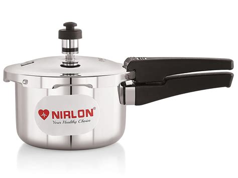 Buy NIRLON Triply Stainless Steel Outer Lid Pressure Cooker Compatible