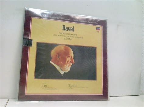 4 Platten Ravel L Orchestre De La Suisse Romande Ernest Ansermet