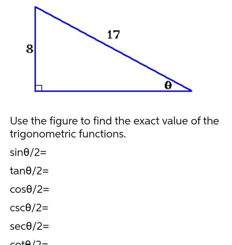 Answered 8 Use The Figure To Find The Exact Value Of The Kunduz