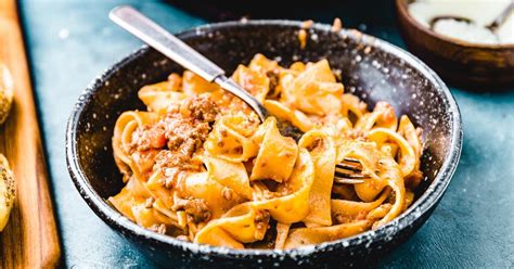 Authentic Bolognese Sauce With Pappardelle Sip And Feast