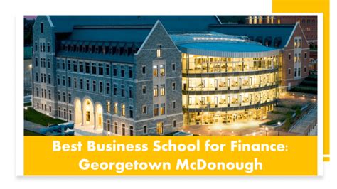 10 Best Business Schools For Finance Top Mba Programs In 2021