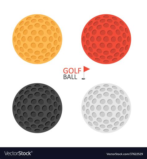 Golf ball Royalty Free Vector Image - VectorStock