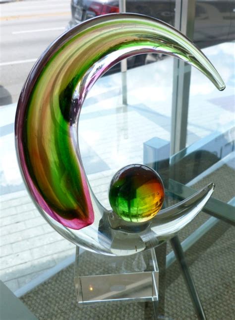 Italian Delicious Murano Sommerso Glass Sculpture At 1stdibs