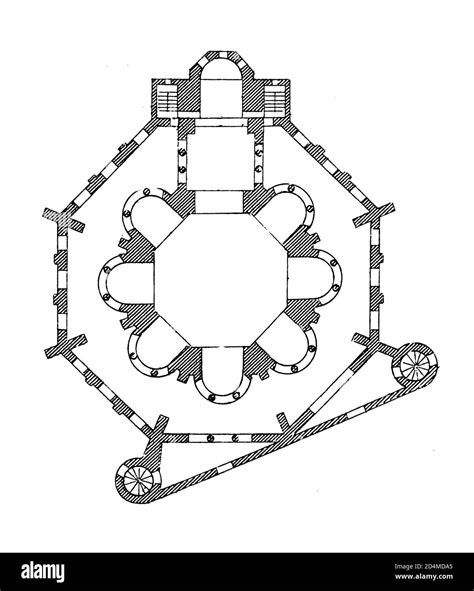 Floor Plan Of The Basilica Foto E Immagini Stock In Bianco E Nero Alamy