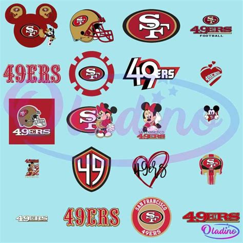 San Francisco 49ers Logo Svg Bundle Files Oladino