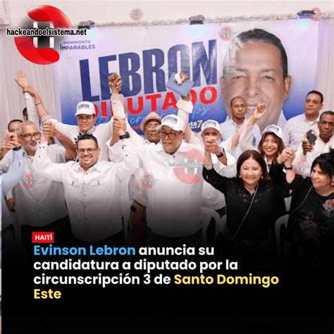 Evinson Lebron anuncia su candidatura a diputado por la circunscripción