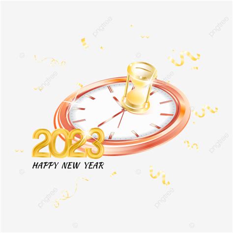 New Years Eve Countdown To 2023, 2023, Countdown, Hourglass PNG and Vector with Transparent ...