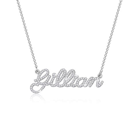 Custom Diamond Name Necklace