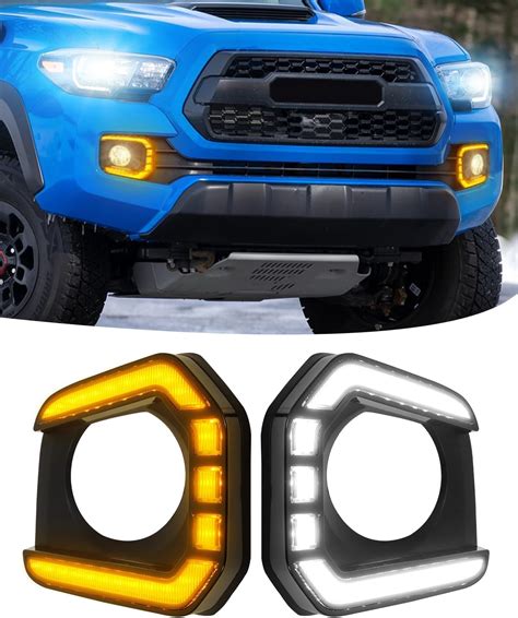 Amazon Drfg Led Fog Lights With Daytime Running Lights For Tacoma