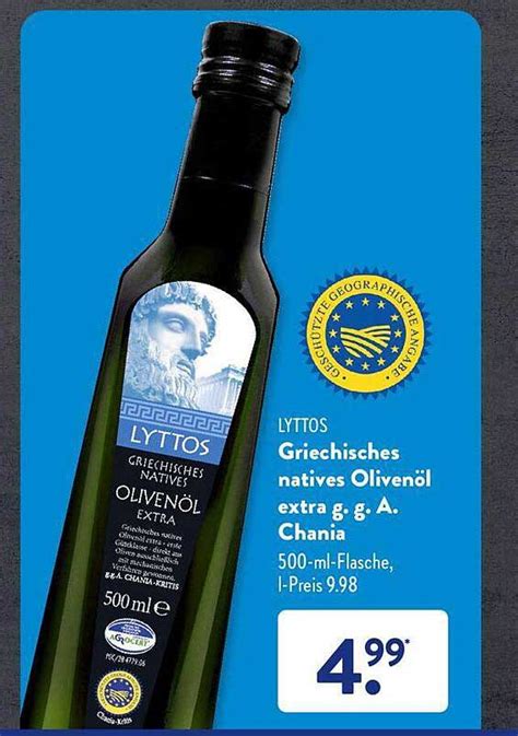 Lyttos Griechisches Natives Oliven L Extra G G A Chania Angebot Bei