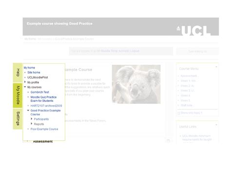 Making Moodle Beautiful Part Ucl Digital Education Team Blog