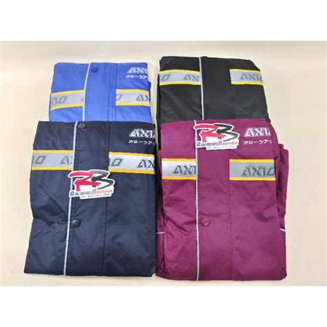 Jual Jas Hujan Jaket Celana Setelan Axio Original Seri Size M L