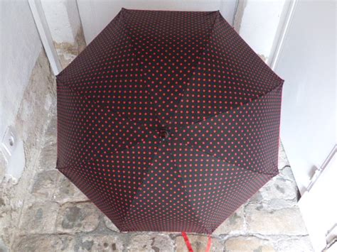 Black Red Spots La Maison Des Parapluies