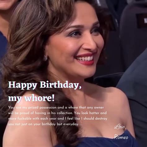 Madhuri Dixit Happy Birthday To My Delicious Whore R Bollywoodstories