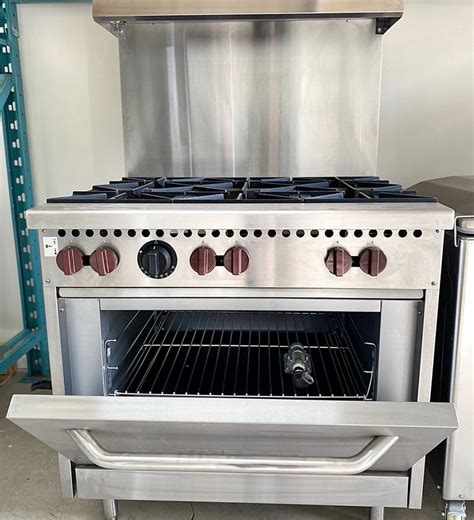 Vulcan Sx36 6b 36 Six Burner Range With Oven Sinco Food Equipment