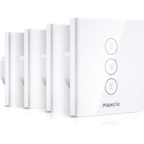 Maxcio Interrupteur Volet Roulant Connect Smart Curtain Switch