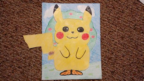 Pikachu Turkey Disguise Printable