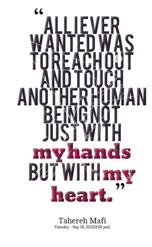 Quotes About Human Touch. QuotesGram