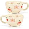 Amazon Yopay 2 Pack Ceramic Coffee Mug 8oz Handmade Hot Chocolate