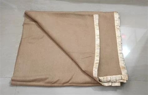 Plain Milled Satin Border Woolen Blanket Size Singe At Rs 250 In Panipat