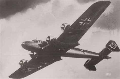 Blohm Voss BV 141 Aircraft German WW2 War Plane Plain Back Postcard