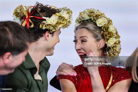 Piper Gilles and Paul Poirier of Canada seen during the ISU Grand ...