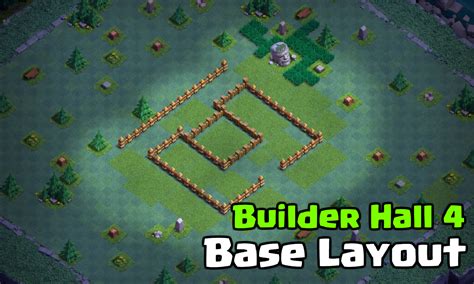 Best Builder Hall 4 Base Design Layout: Crosshairs | Clash for Dummies