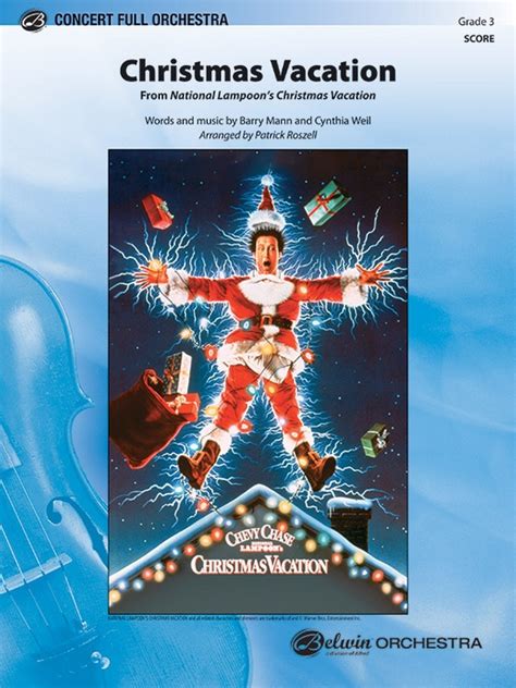 Christmas Vacation: Full Orchestra Conductor Score & Parts: Barry Mann ...