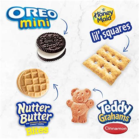 Oreo Mini Nutter Butter Bites Cinnamon Teddy Grahams And Honey Maid Lil