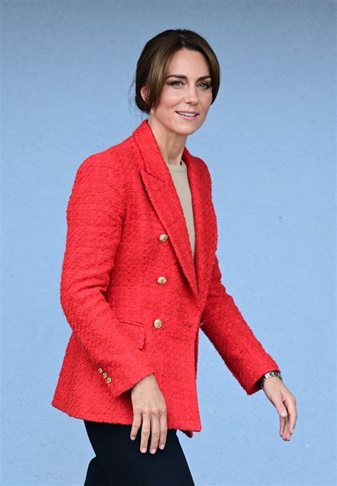 Photo Catherine Kate Middleton Princesse De Galles Se Rend Au