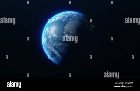 Rotating planet Earth from space. Seamless loop animation Stock Video ...